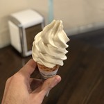 ジェラテリア アクオリーナ - 和栗のジェラートソフト（630円）