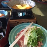 和食レストラン 花離宮 - 花小径：豚しゃぶのハリハリ鍋