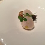 Astrance - ホタテ、かき、昆布バター