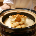 銀座 しのはら - 毛蟹コロッケ御飯