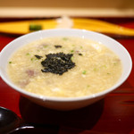 銀座 しのはら - 牡丹鍋雑炊で