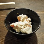 金爾 - 付き出し(柿と豆腐の？)