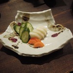 金爾 - お漬物盛り合わせ