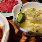 成吉思汗だるま - お通し