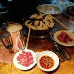 成吉思汗だるま - 焼き全景