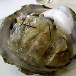 湯浅産岩牡蠣のカクテル