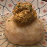 まき村 - 毛蟹真薯 蟹味噌 銀餡掛け