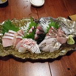 魚家 わっか - 刺身5点盛り