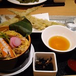 TOSA DINING おきゃく - 蒸し寿司と四方竹の天ぷら御膳