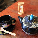 マイカフェ - 砂が落ちるまで待ちます