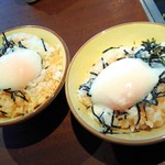 お好み焼本舗 - 温玉ご飯