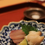 いち太 - ツブ貝、しまあじ