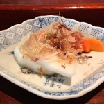 そば処　古庵 - お通しの漬物