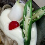 らーめんよつ葉 - じゃがいものピューレと野菜