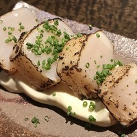 遊心美膳 高木 - 平貝の炙り、わさびチーズ