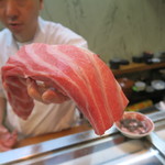 寿司栄 - 29年12月　鮪蛇腹