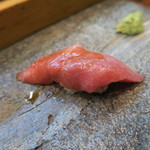 寿司栄 - 29年12月　鮪蛇腹　握り