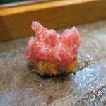 寿司栄 - 29年12月　松葉蟹とトロ　ミルフィーユ