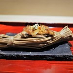 銀座 しのはら - 凌ぎ　つと蒸し　穴子　銀杏　栗