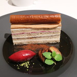 メゾン タテル ヨシノ - マロンのマルジョレーヌ　カシスのソルベと共に