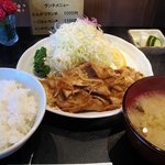 もち豚とんかつ たいよう - しょうが焼き