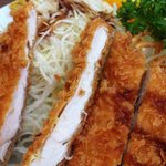チキンカツ断面