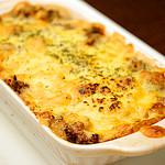 ワイン食堂コモン - 牛挽き肉とマッシュポテトの重ね焼き