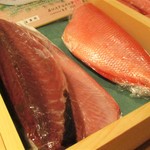 寿しの吉乃 - 大将も絶賛！ 最高の 迷いガツオ（五島列島） と、金目鯛。