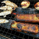 磯丸水産 - 目を離した隙に焼きすぎてしまった…でも美味しい