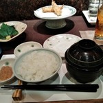 天ぷら新宿つな八 - [料理] お食事膳 全景♪ｗ