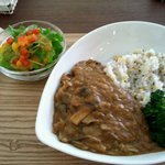 フーカフェ - きのことツナのカレーセット