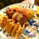 白鶴 - 串焼はどれも１本90円だった