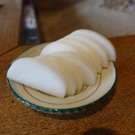 柳家 - 2017.12 口直しの大根(肉の消化も助ける働きがあります)