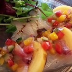 レストラン オネット - 柿とブリのカルパッチョ