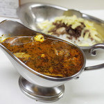 かれーの店 うどん  - オイスターゴッド(1700円)+焼なす(100円)