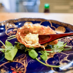 蓮香 - 上海蟹の甲羅焼き