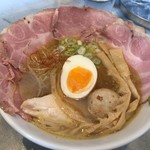 鶏 soba KAMOSHI - 鶏soba潮+チャーシュー