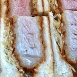 かつサンド工房 PANTON - 特選ロースかつサンドアップ2【料理】