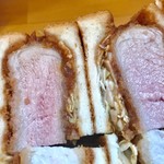 かつサンド工房 PANTON - 特選ヒレかつサンドアップ2【料理】