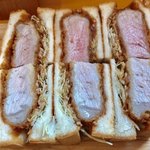 特選ヒレかつサンド+特選ロースかつサンド1【料理】