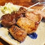 炭焼 鳥佳 - タン＆シイタケ