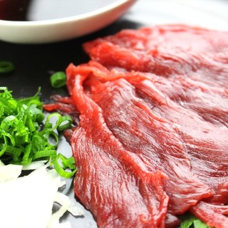 ostrich sashimi