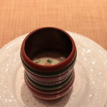 ミクニ - ●信州オーガニック春菊とジャガイモのスープ