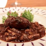 ミクニ - ●黒毛和牛ハンバーグステーキデミグラスソース