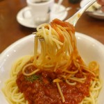 ルノアール - ミートソースランチ800円リフトアップ