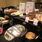ホテル尾花 - バイキング料理の１部