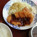 バーミヤン - 日替わりランチ　599円　あと100円足して麻婆豆腐にすれば良かった！( ´ ▽ ` )ﾉ