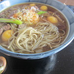 そば清 - たっぷり入った十割中細麺がメチャ旨い！