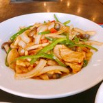 歓 - 豚肉ピーマンタマネギ炒め