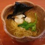 蓬左茶寮 - 海老ラーメン